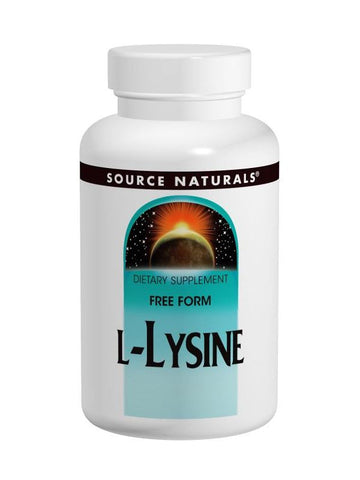 Source Naturals, L-Lysine, 500mg, 100 ct