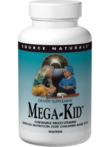 Source Naturals, Mega-Kid Multiple Chewable, 120 wafers