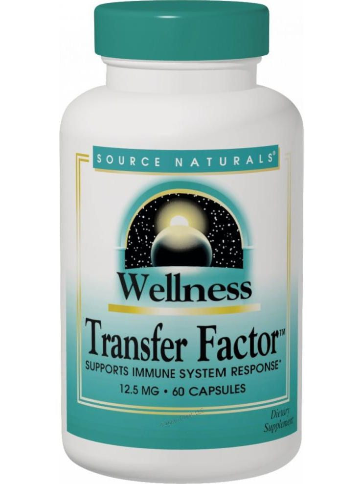 Source Naturals, Wellness Transfer Factor, 12.5mg, 60 ct