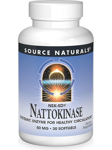 Source Naturals, Nattokinase (NSK-SD™) 50 mg, 30 softgels