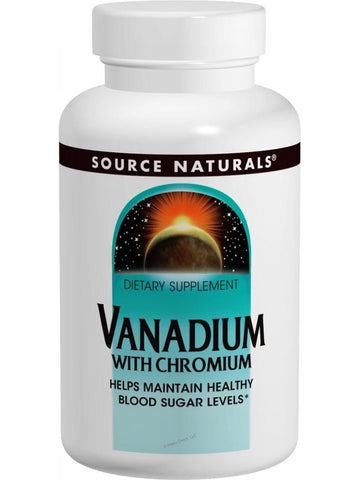 Source Naturals, Vanadium with Chromium, 180 ct