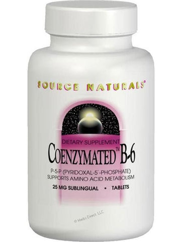 Source Naturals, Coenzymated B-6, 100mg, 60 ct