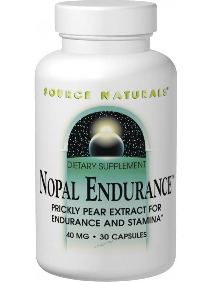 Source Naturals, Nopal Endurance, 40mg, 30 ct