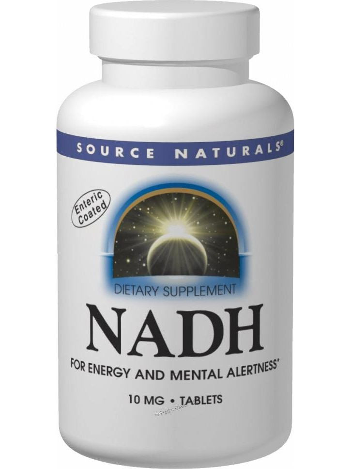 Source Naturals, NADH, 5mg Co-E1 Enteric Coated Blister Pack, 60 ct