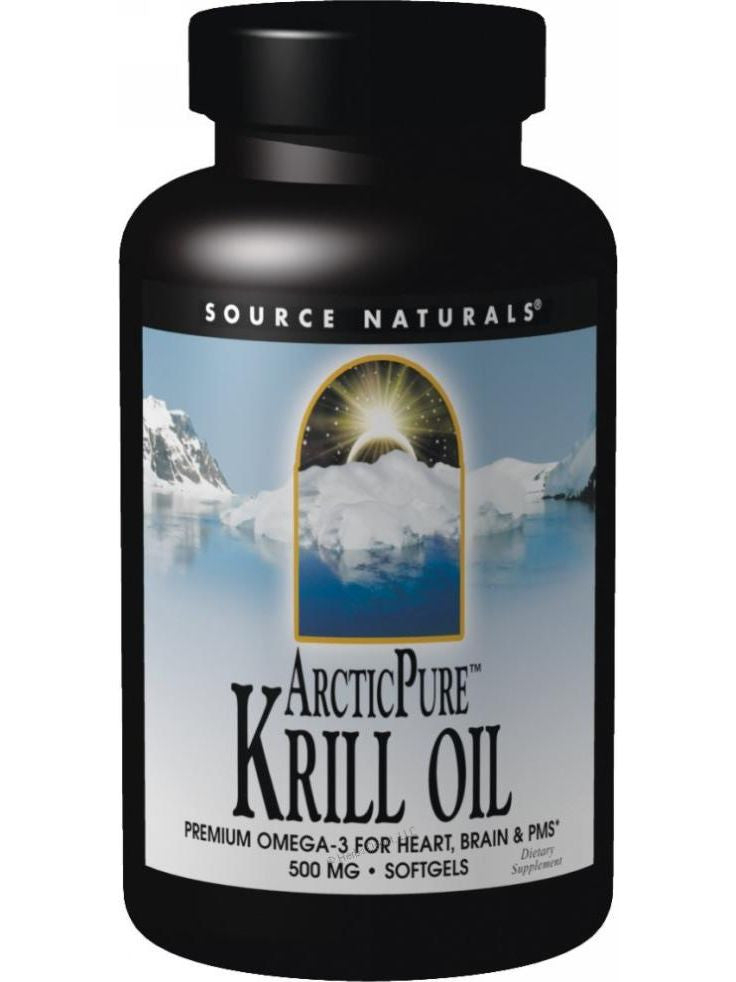 Source Naturals, ArcticPure Krill Oil, 500mg, 120 softgels