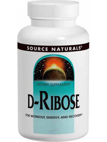 Source Naturals, D-Ribose, 1000mg, 60 ct