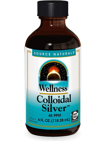 Source Naturals, Wellness Colloidal Silver™ 45 ppm, 4 fl oz