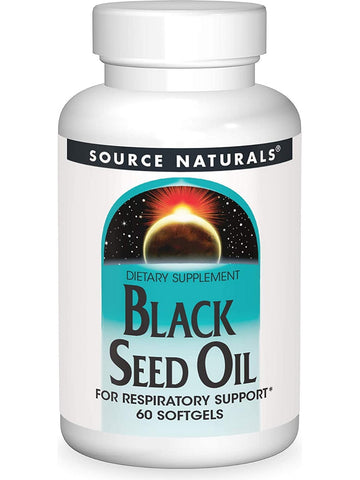 Source Naturals, Black Seed Oil 500 mg, 60 softgels