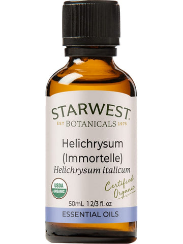 Starwest Botanicals, Helichrysum (Immortelle) Essential Oil Organic, 1 2/3 fl. oz