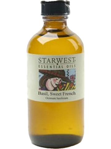 Starwest Botanicals, Basil Sweet Essential Oil, 4 fl oz