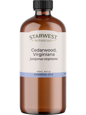 Starwest Botanicals, Cedarwood Essential Oil, 16 fl oz