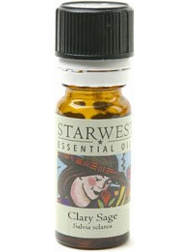 Starwest Botanicals, Clary Sage Essential Oil, 1/3 fl oz