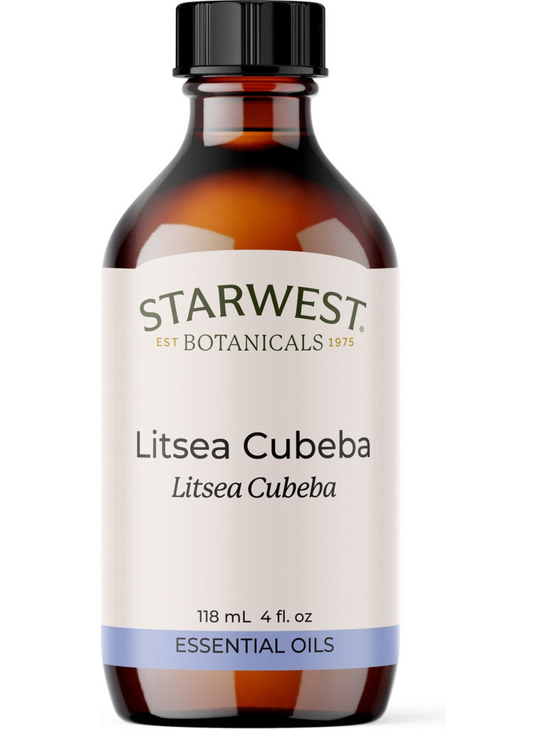 Starwest Botanicals, Litsea Cubeba Essential Oil, 4 fl oz