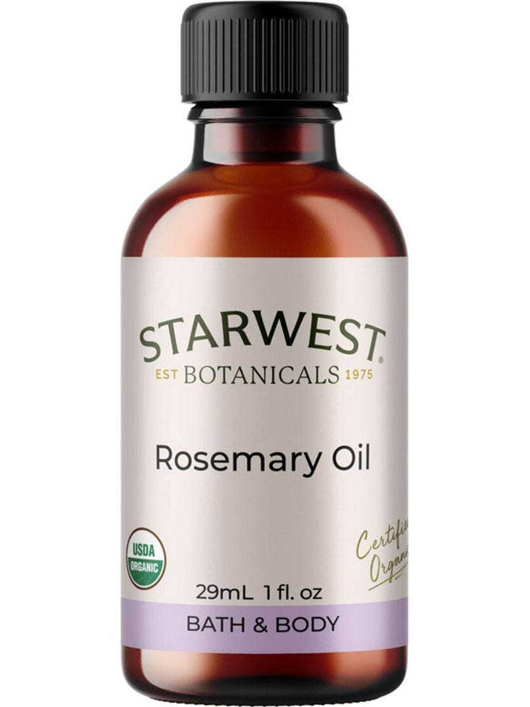 Starwest Botanicals, Rosemary Oil Organic, 1 fl oz