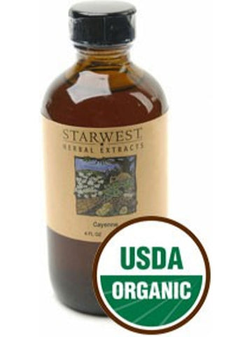 Starwest Botanicals, Cayenne Pepper Extract Organic, 4 fl oz