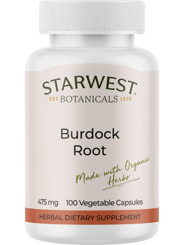 Starwest Botanicals, Burdock Root Herbal Dietary Supplement, 100 Capsules