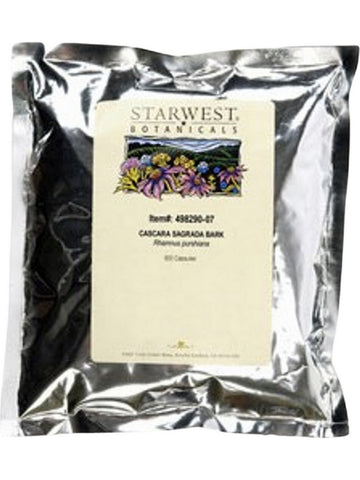 Starwest Botanicals, Cascara Sagrada Bark Herbal Dietary Supplement, 500 Capsules