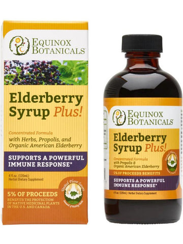 Equinox Botanicals, Elderberry Syrup Plus, 4 fl oz