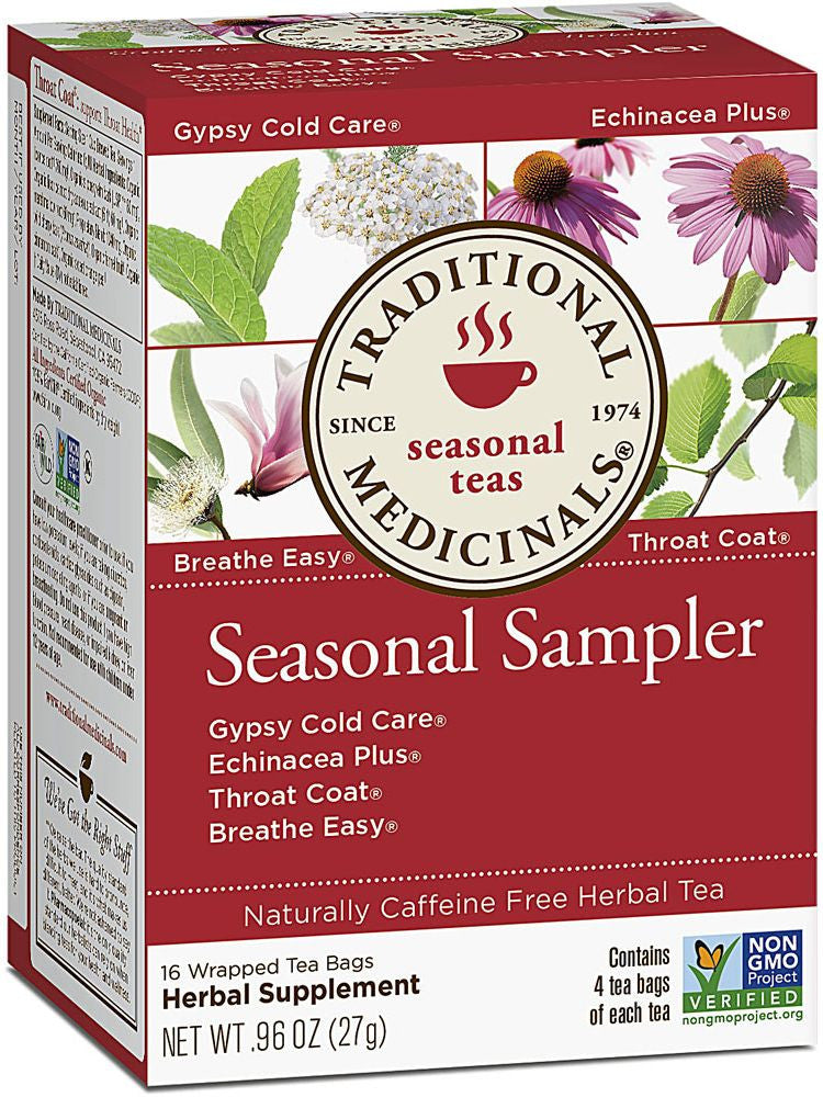 Traditional Medicinals, Cold Season Sampler, 16 bags