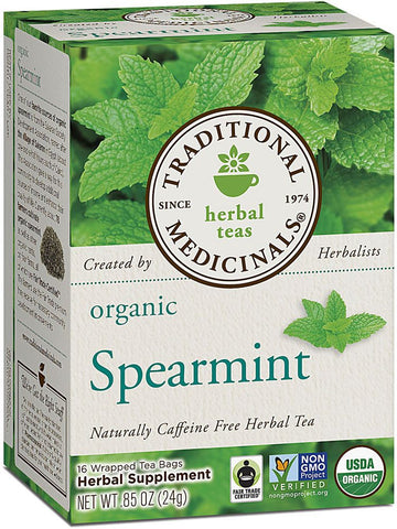 Traditional Medicinals, Organic Spearmint, 16 bags