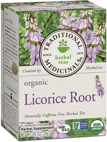 Traditional Medicinals, Organic Licorice Root Tea, 16 bags