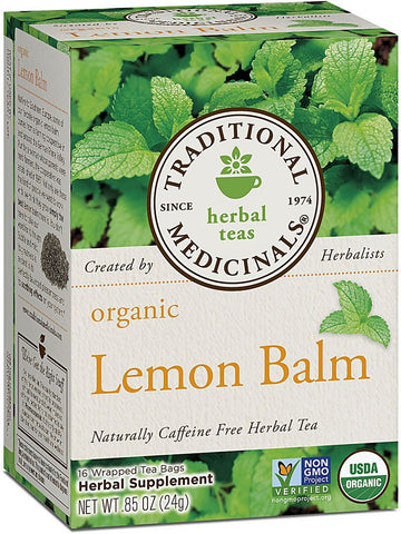 Traditional Medicinals, Lemon Balm Tea, 16 bags