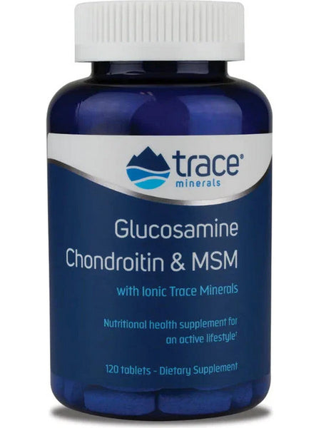 Trace Minerals, Glucosamine Chondroitin & MSM, 120 Tablets