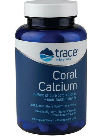 Trace Minerals, Coral Calcium, 60 vegetarian Capsules