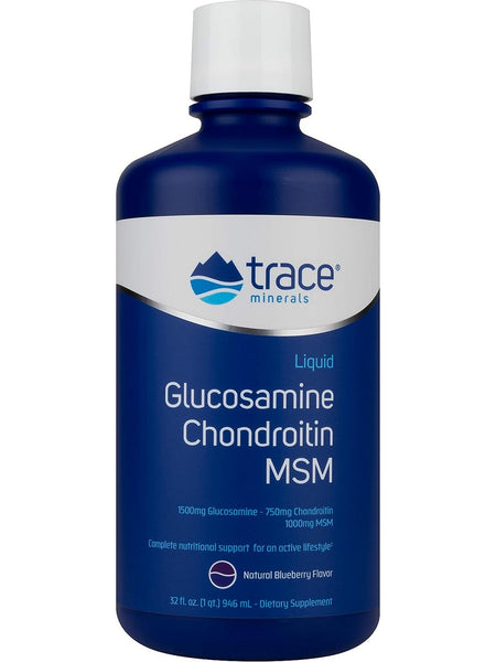 Trace Minerals, Glucosamine Chondroitin MSM, 32 fl oz