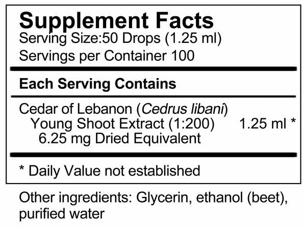 UNDA, gemmo Cedrus Libani Dietary Supplement, 125 ml