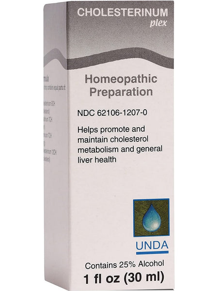UNDA, Cholesterinum plex Homeopathic Preparation, 1 fl oz