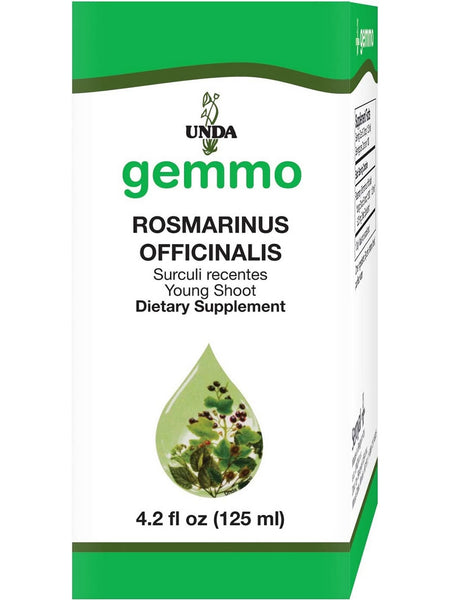 UNDA, gemmo Rosmarinus Officinalis Dietary Supplement, 4.2 fl oz