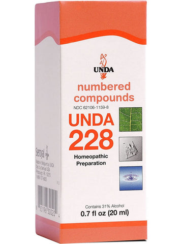 UNDA, UNDA 228 Homeopathic Preparation, 0.7 fl oz