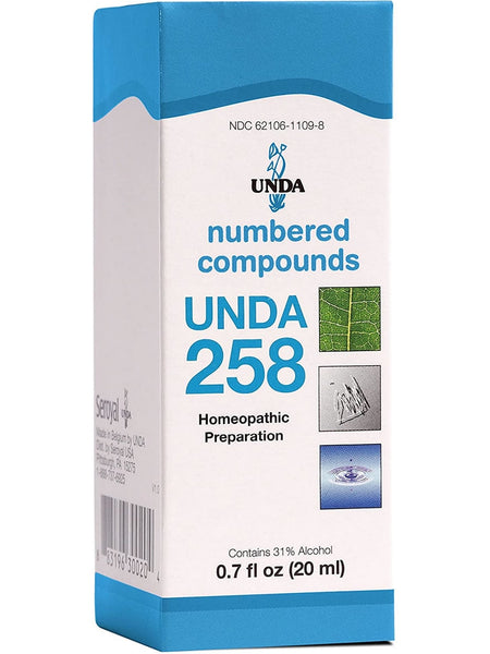 UNDA, UNDA 258 Homeopathic Preparation, 0.7 fl oz