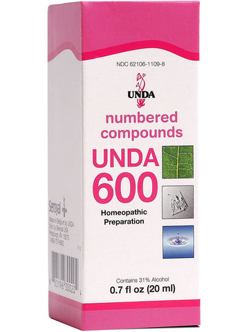 UNDA, UNDA 600 Homeopathic Preparation, 0.7 fl oz