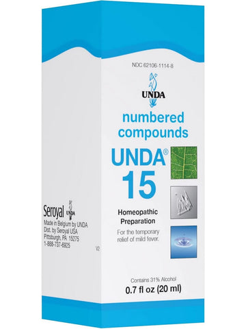 UNDA, UNDA 15 Homeopathic Preparation, 0.7 fl oz