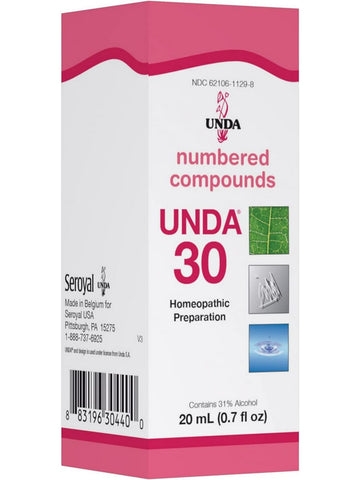 UNDA, UNDA 30 Homeopathic Preparation, 0.7 fl oz