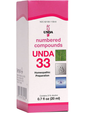 UNDA, UNDA 33 Homeopathic Preparation, 0.7 fl oz