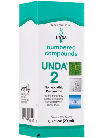 UNDA, UNDA 2 Homeopathic Preparation, 0.7 fl oz