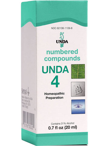 UNDA, UNDA 4 Homeopathic Preparation, 0.7 fl oz