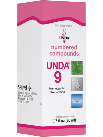 UNDA, UNDA 9 Homeopathic Preparation, 0.7 fl oz