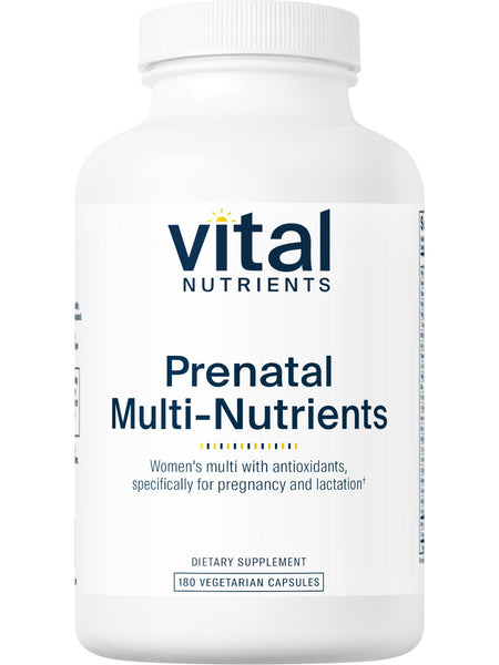 Vital Nutrients, PreNatal Multi-Nutrients, 180 vegetarian capsules