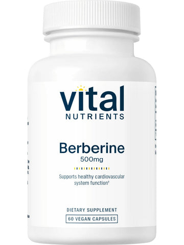 Vital Nutrients, Berberine 500mg, 60 vegetarian capsules