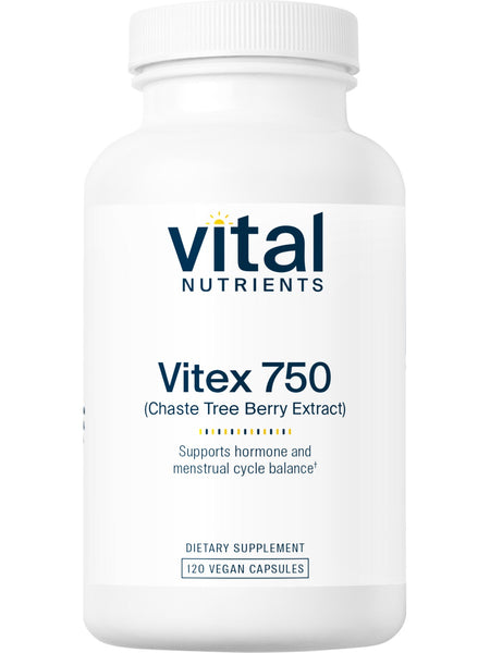 Vital Nutrients, Vitex 750 (Chaste Tree Berry Extract), 120 vegetarian capsules