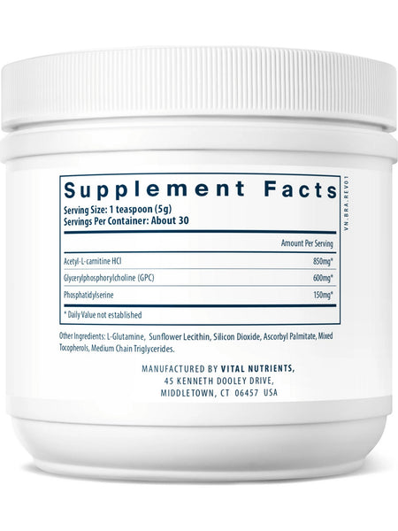 Vital Nutrients, Vital Brain Powder®, 150 grams