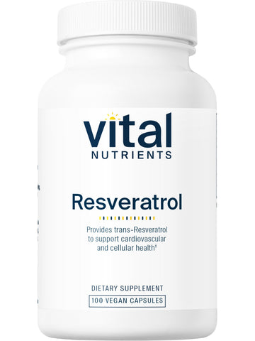 Vital Nutrients, Resveratrol, 500mg, 60 vegetarian capsules
