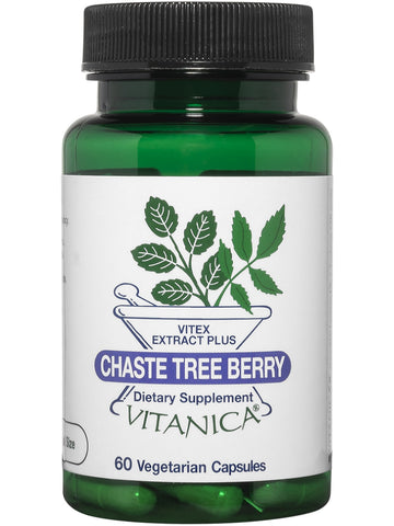 Vitanica, Chaste Tree Berry, 60 Vegetarian Capsules