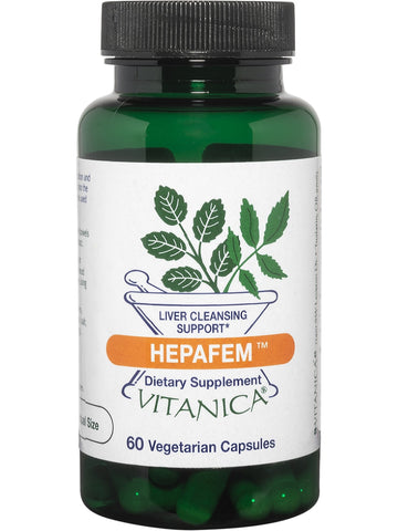Vitanica, HepaFem, 60 Vegetarian Capsules