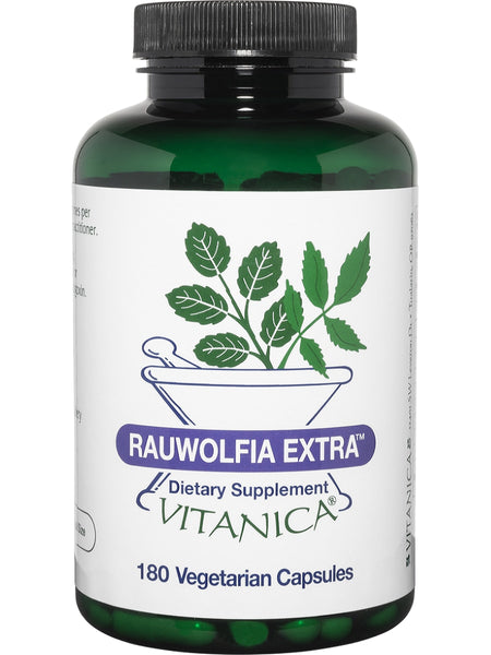 Vitanica, Rauwolfia Extra, 180 Vegetarian Capsules