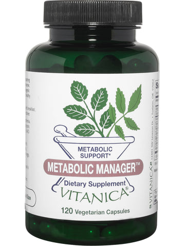 Vitanica, Metabolic Manager, 120 Vegetarian Capsules
